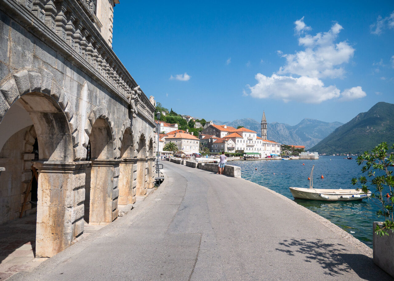 perast-waterfront-promenade-1280x914-1 Waterfront promenade and archways in Perast, Montenegro